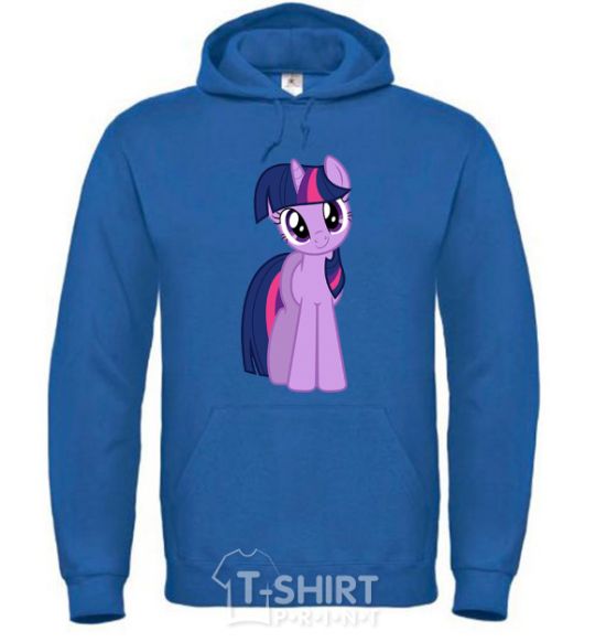 Men`s hoodie A purple unicorn royal фото