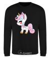 Sweatshirt Cute unicorn black фото