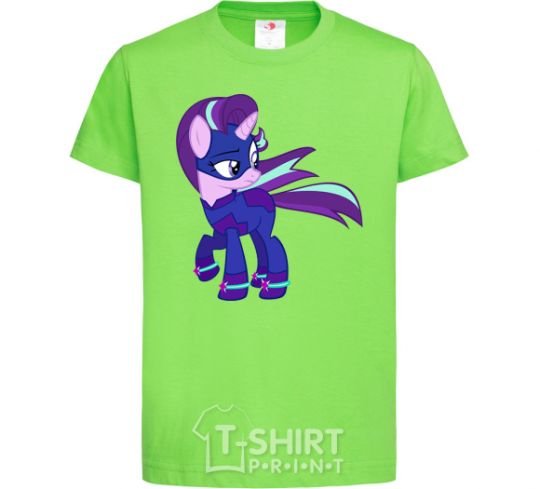 Kids T-shirt Purple unicorn orchid-green фото