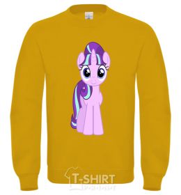 Sweatshirt Unicorn smile yellow фото