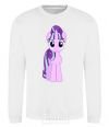 Sweatshirt Unicorn smile White фото