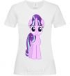 Women's T-shirt Unicorn smile White фото