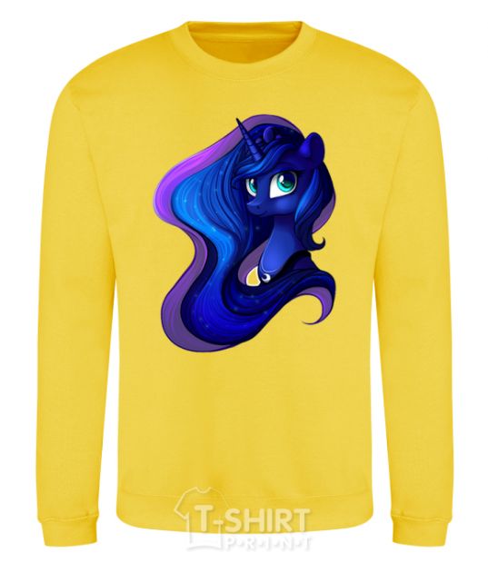 Sweatshirt Magic unicorn yellow фото