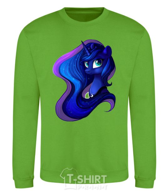 Sweatshirt Magic unicorn orchid-green фото