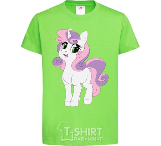 Kids T-shirt Lucky unicorn orchid-green фото