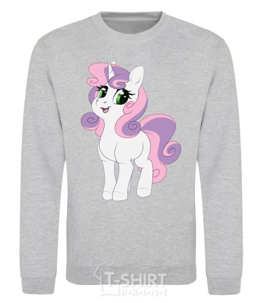 Sweatshirt Lucky unicorn sport-grey фото