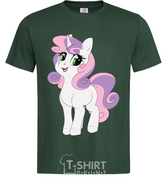 Men's T-Shirt Lucky unicorn bottle-green фото