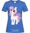 Women's T-shirt Lucky unicorn royal-blue фото