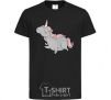 Kids T-shirt Grey unicorn black фото