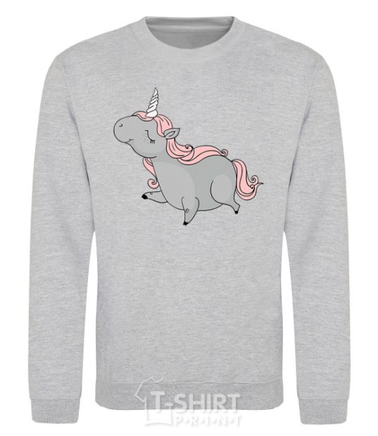 Sweatshirt Grey unicorn sport-grey фото