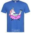 Men's T-Shirt Unicorn bath royal-blue фото