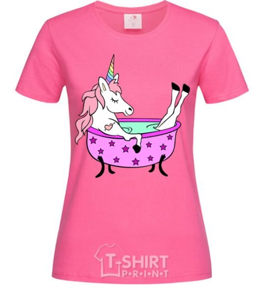 Women's T-shirt Unicorn bath heliconia фото