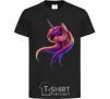 Kids T-shirt Gradient Unicorn black фото