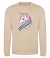 Sweatshirt Believe in unicorn sand фото