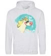 Men`s hoodie Stay magic sport-grey фото