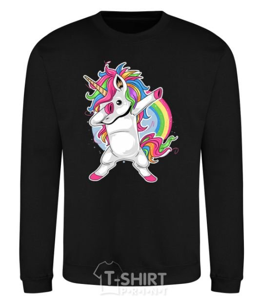 Sweatshirt Hyping unicorn black фото