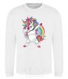 Sweatshirt Hyping unicorn White фото