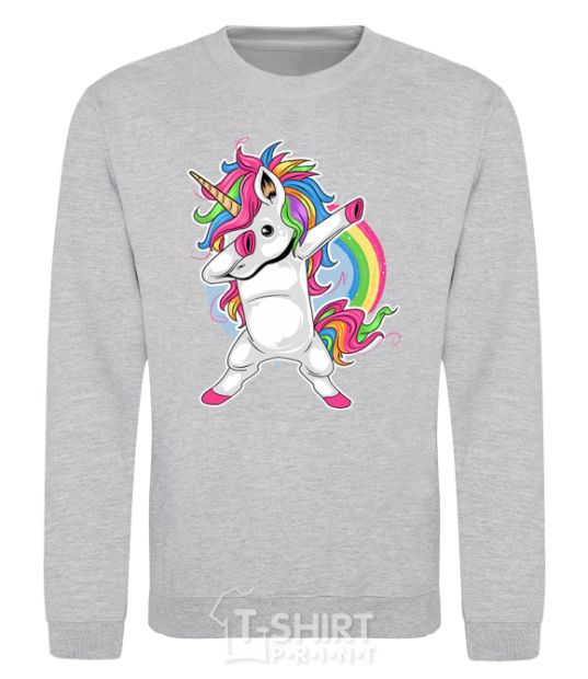 Sweatshirt Hyping unicorn sport-grey фото