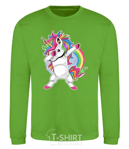 Sweatshirt Hyping unicorn orchid-green фото