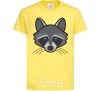 Kids T-shirt Raccoon cornsilk фото
