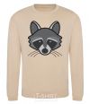 Sweatshirt Raccoon sand фото