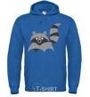 Men`s hoodie Racoon royal фото