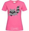 Women's T-shirt Racoon heliconia фото