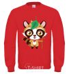 Sweatshirt Little raccoon yellow фото