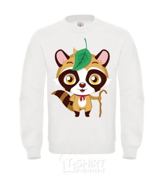 Sweatshirt Little raccoon White фото