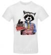 Men's T-Shirt Coon bartender White фото