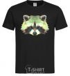 Men's T-Shirt Raccoon green black фото