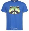 Men's T-Shirt Raccoon green royal-blue фото