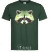 Men's T-Shirt Raccoon green bottle-green фото