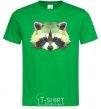 Men's T-Shirt Raccoon green kelly-green фото