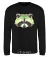 Sweatshirt Raccoon green black фото