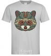 Men's T-Shirt Racoon face grey фото