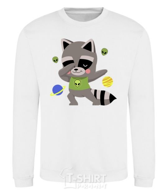 Sweatshirt Hype racoon White фото