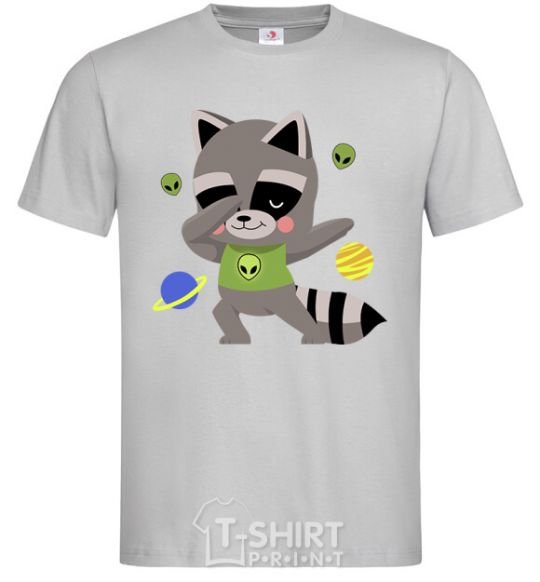 Men's T-Shirt Hype racoon grey фото