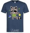 Men's T-Shirt Hype racoon navy-blue фото