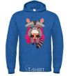 Men`s hoodie Racoon TV royal фото