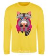 Sweatshirt Racoon TV yellow фото