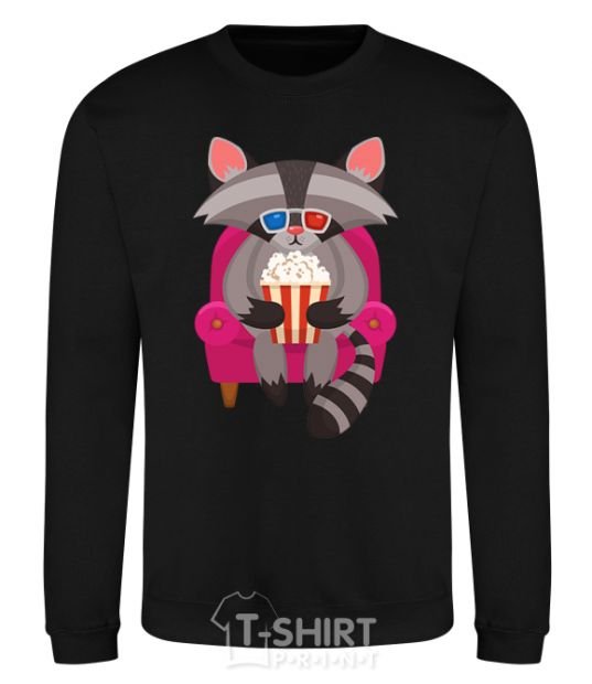 Sweatshirt Racoon TV black фото