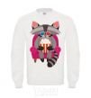 Sweatshirt Racoon TV White фото