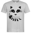 Men's T-Shirt Raccoon tail and head grey фото