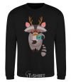 Sweatshirt Racoon photo black фото