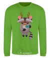 Sweatshirt Racoon photo orchid-green фото