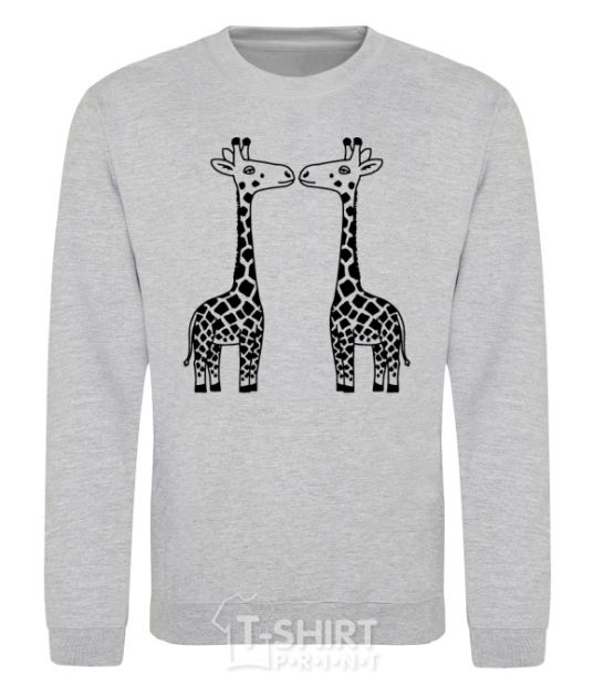 Sweatshirt Giraffes sport-grey фото