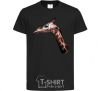 Kids T-shirt Pastel giraffe black фото