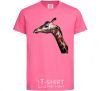 Kids T-shirt Pastel giraffe heliconia фото