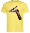 Мужская футболка Pastel giraffe Лимонный фото
